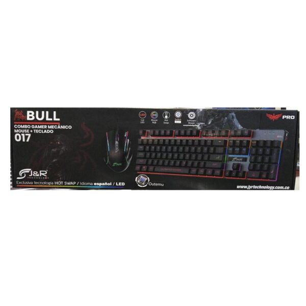 Combo JYR Bull 017 Gamer 2 en 1 Proteam 000
